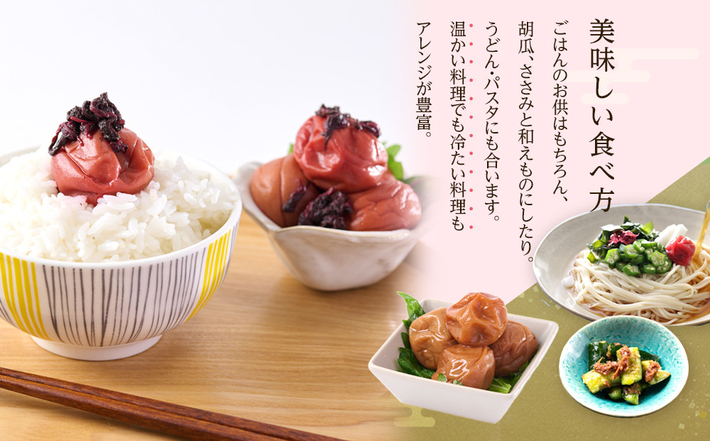 紀州南高梅 紫蘇梅 350g×2 塩分15％ [定期便 毎月発送・全3回]