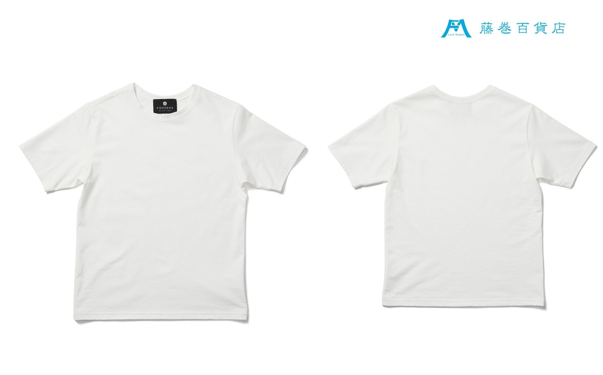 ［CENTENA］LUXURY Tシャツ 半袖 ホワイト Lサイズ