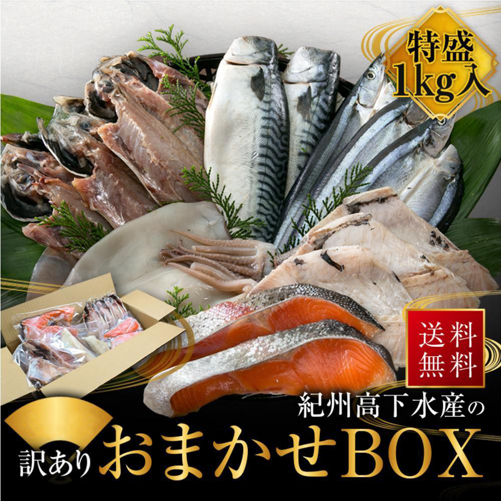紀州高下水産 おまかせ 詰合せ 総重量約1kg 訳あり 規格外