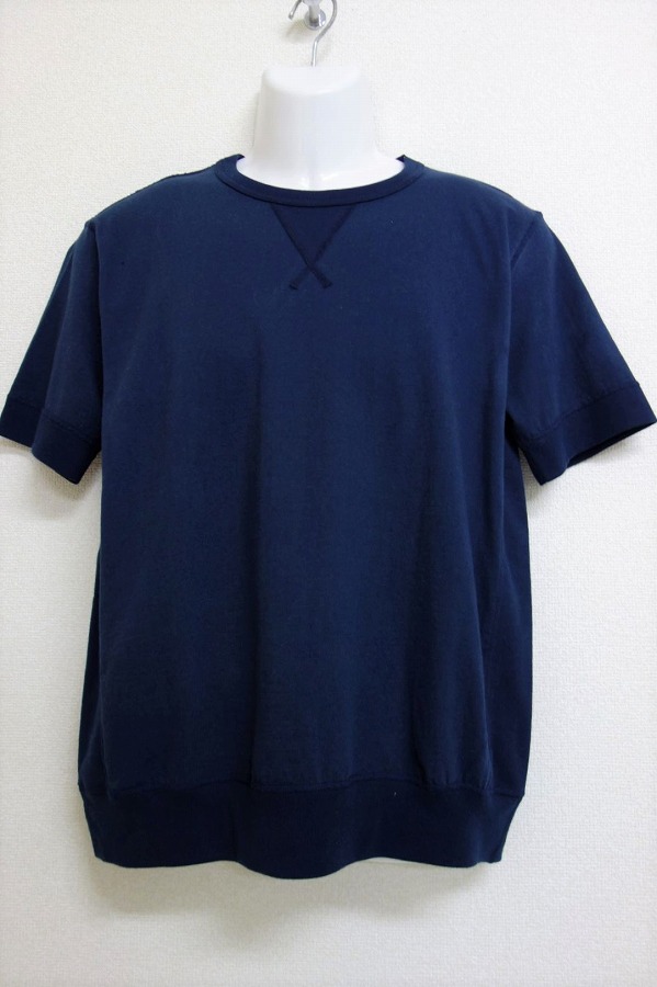 和歌山吊り天竺フラットシーマVガゼットTシャツ／ネイビー【男女兼用】＜Mサイズ＞