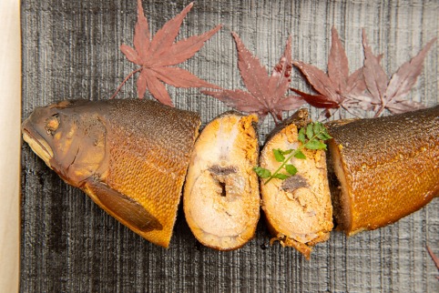 【特大サイズ】手土産に☆卵たっぷり　子持ち鮎のほねうま煮セット（特大3）