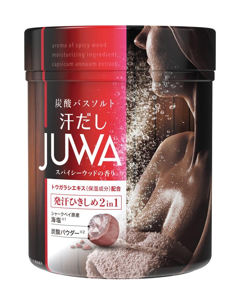 新感覚炭酸バスソルトAセット 汗だしJUWA スパイシーウッドの香り500g 3個
