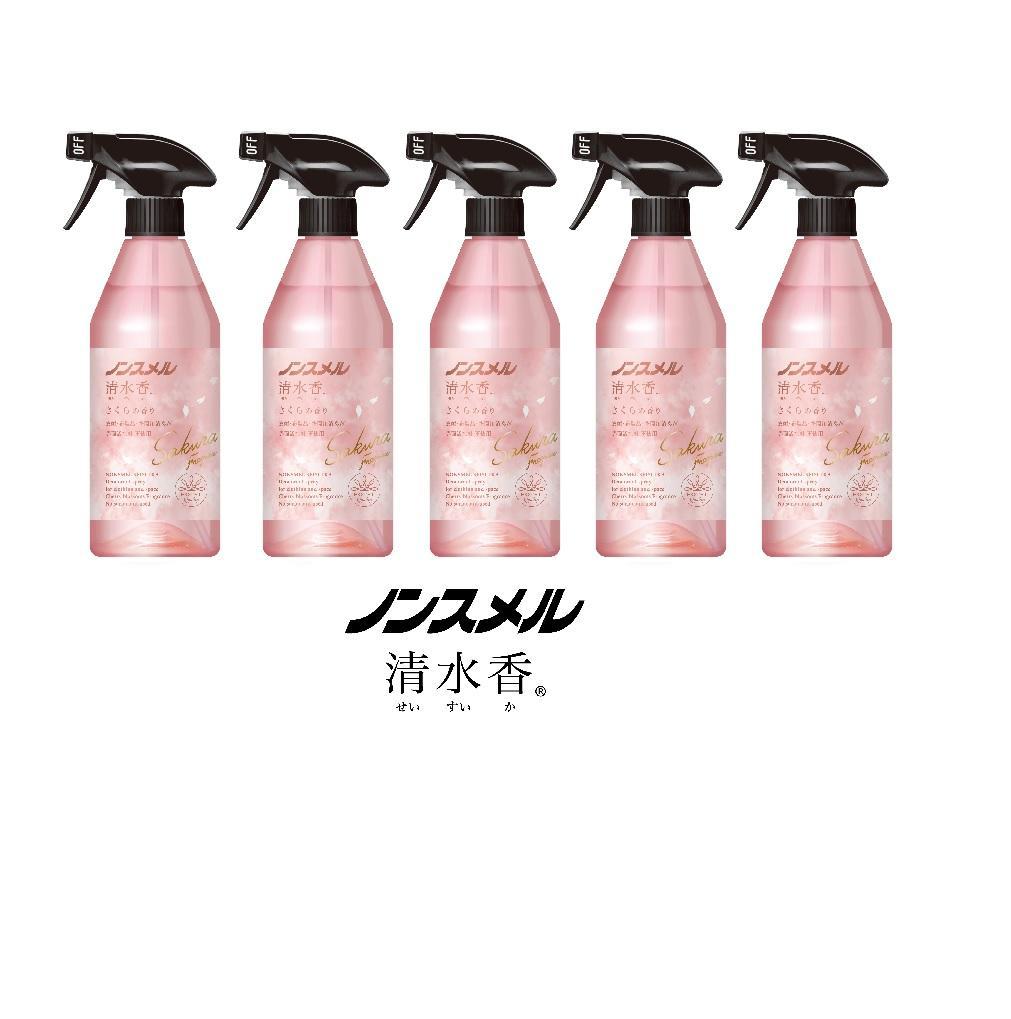 ノンスメル清水香 クリアボトル さくらの香り 5本セット