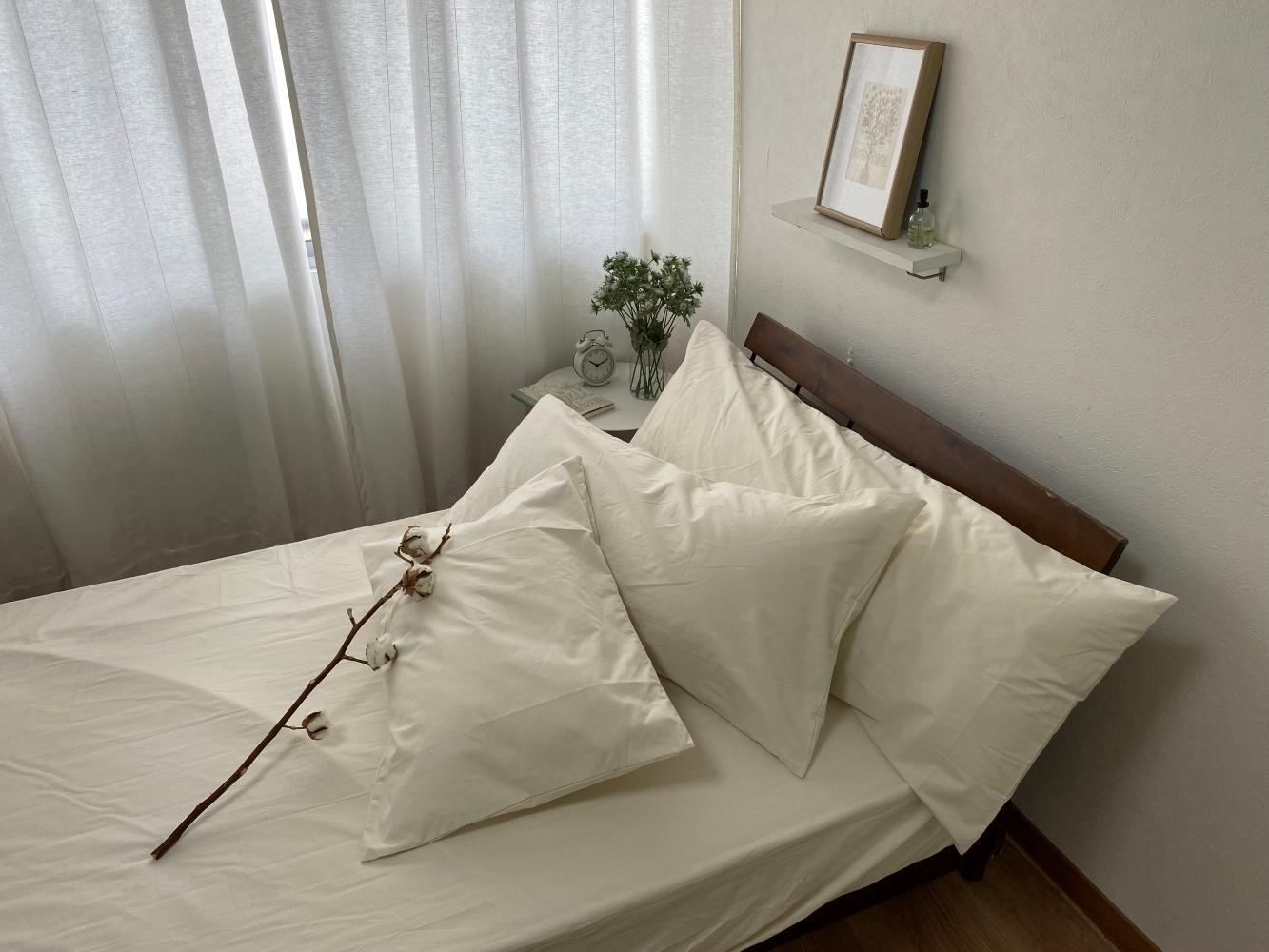 無漂白キナリ２重ガーゼピローケース 43Ｘ90 SLタイプ