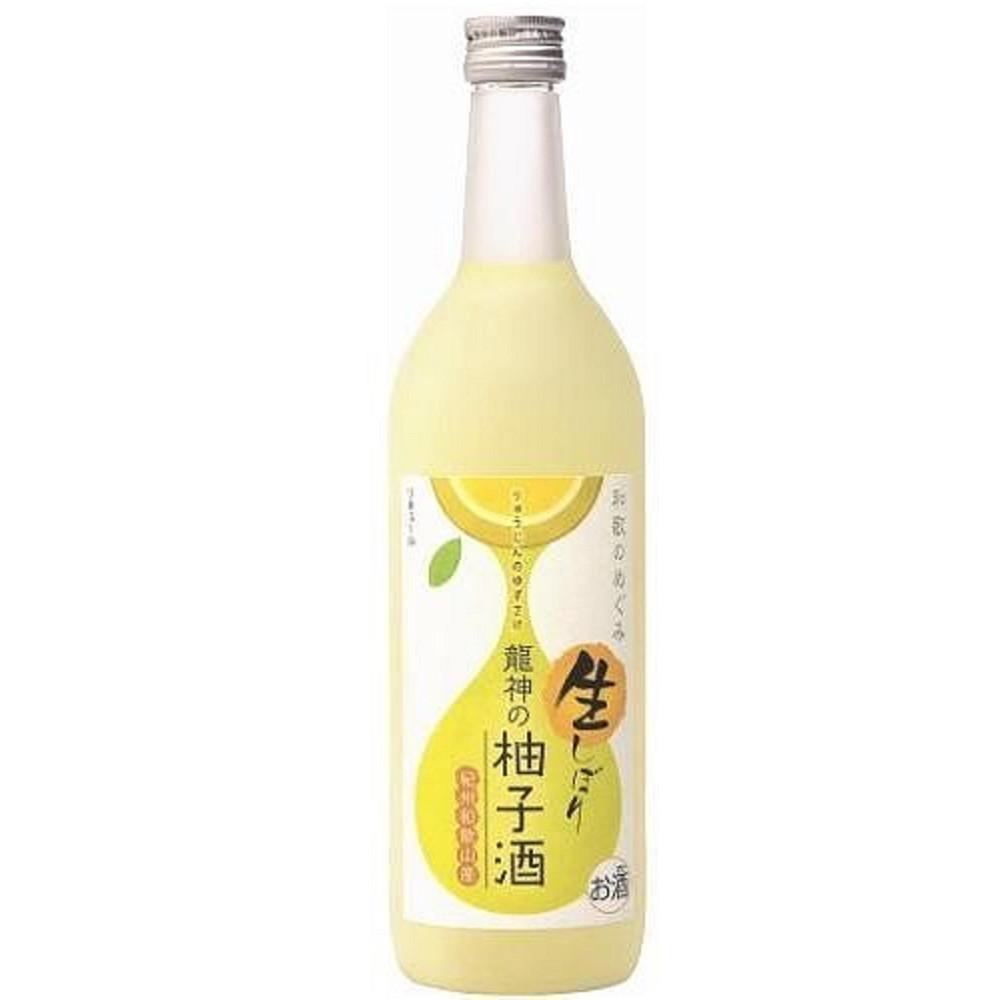 和歌のめぐみ 生搾り「龍神の柚子酒」720ml 1本