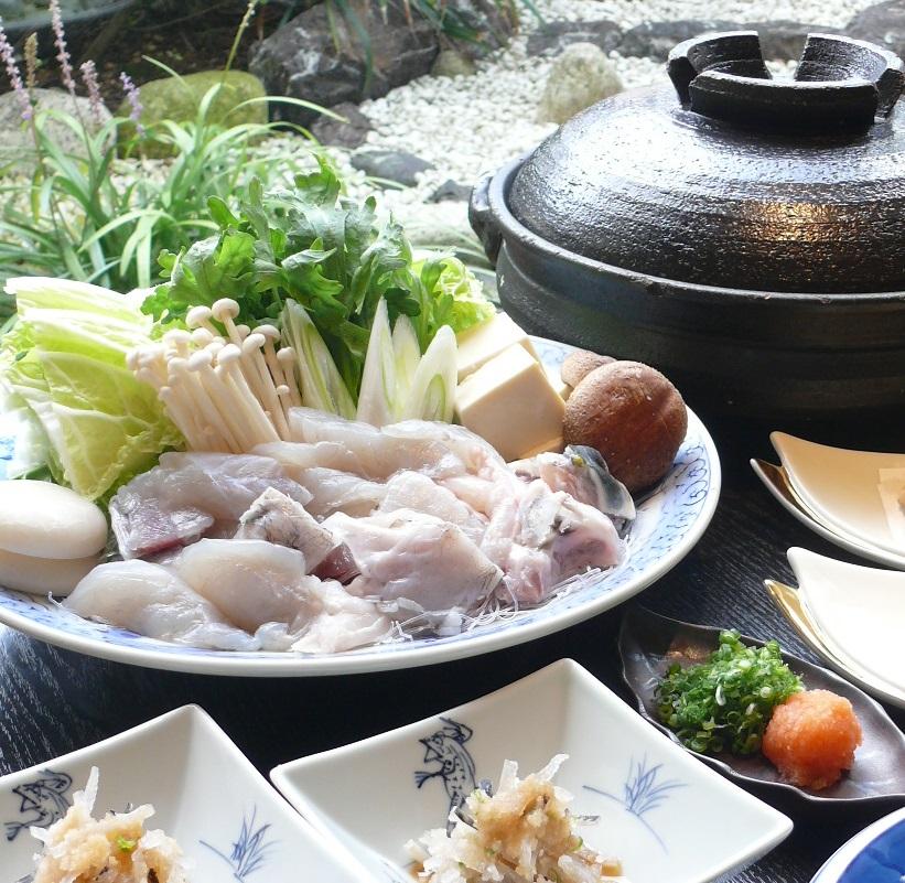 【四季の味ちひろ】冬季限定特てっちりコース＜2名様分＞（ぐるなびセレクション）