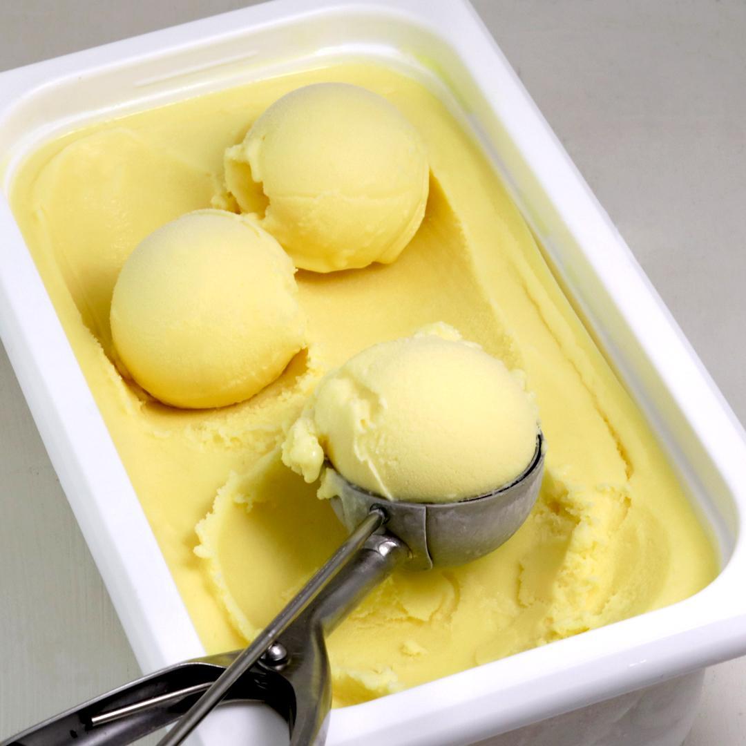 ［無添加、卵・乳不使用］マンゴーココナッツジェラート1L