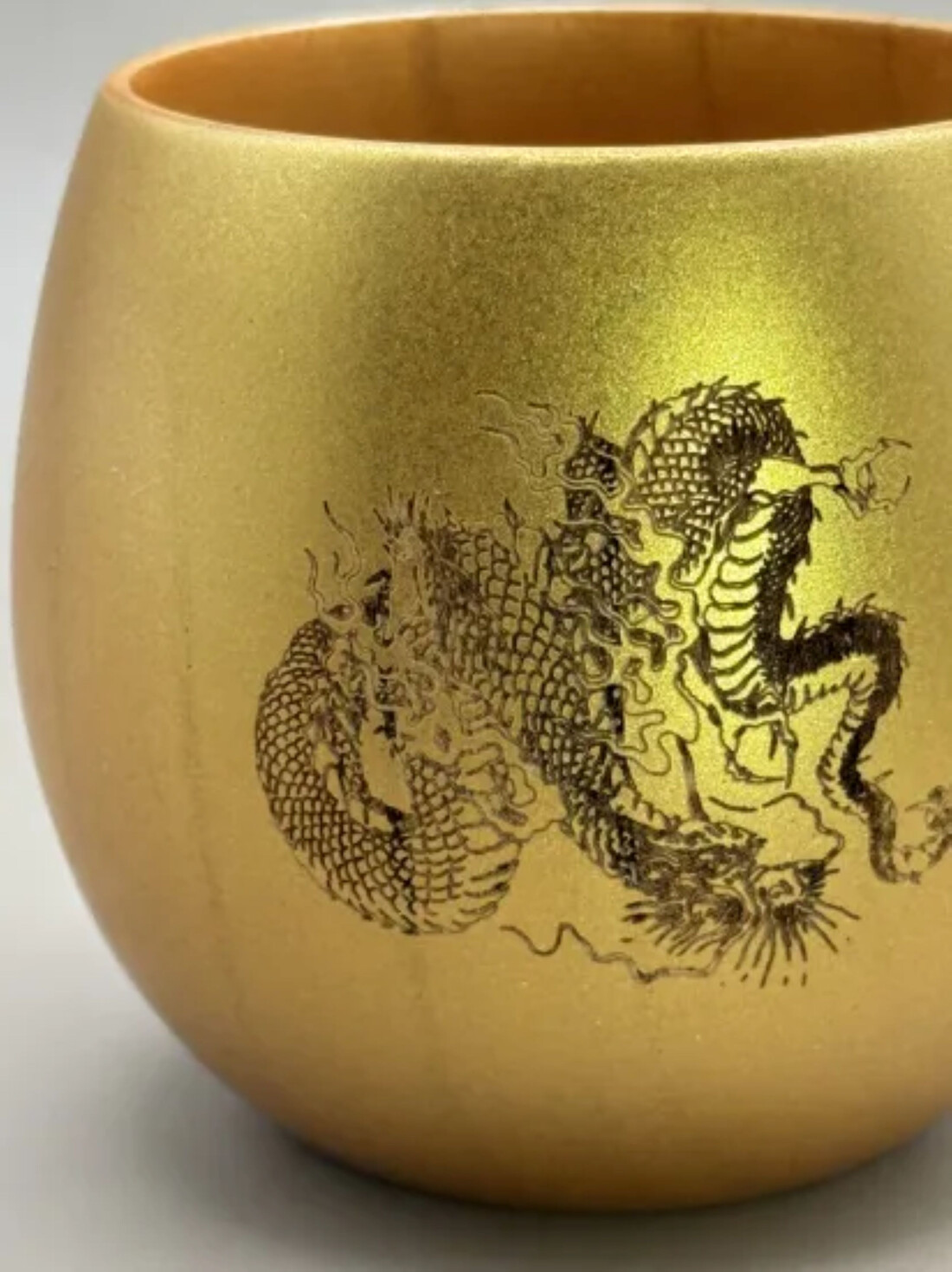 コーヒーカップ 金龍・銀龍 2個セット（桐箱入り）