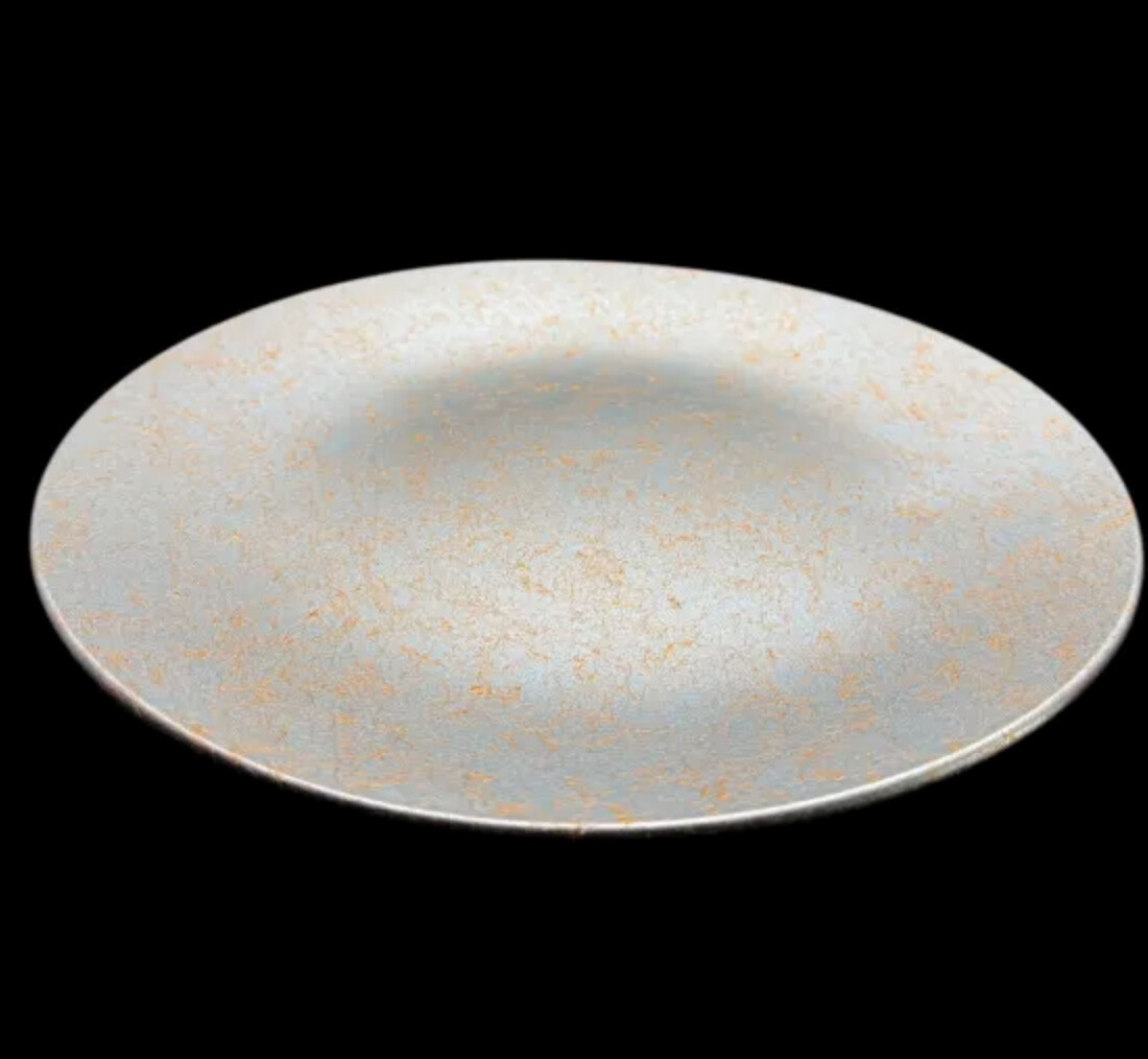 フラットプレート(D) 乱糸(マット仕上げ)シルバー