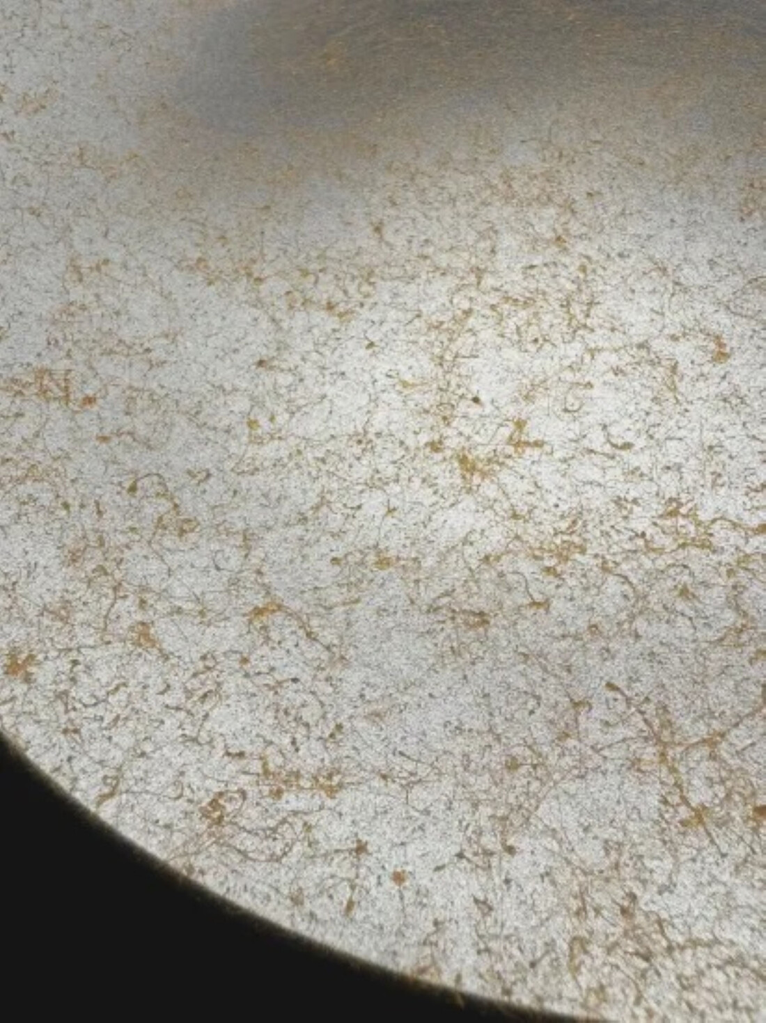 フラットプレート(D) 乱糸(マット仕上げ)純白