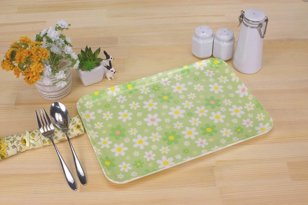 【グリーン 2枚組】ST ランチョン トレー M 33cm マーチ タツクラフト 【Tk88】