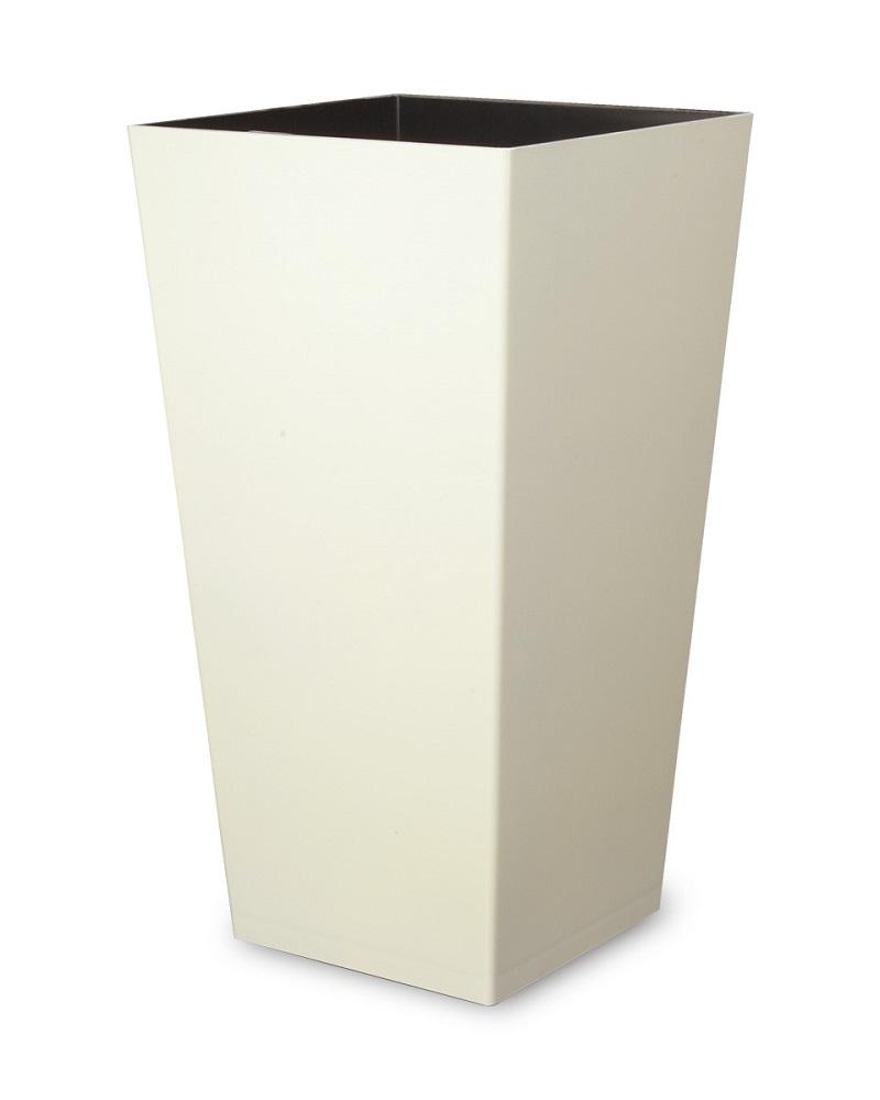 蒔絵調 ダストボックス L角 9.5L 波ホワイト タツクラフト 【Tk150】