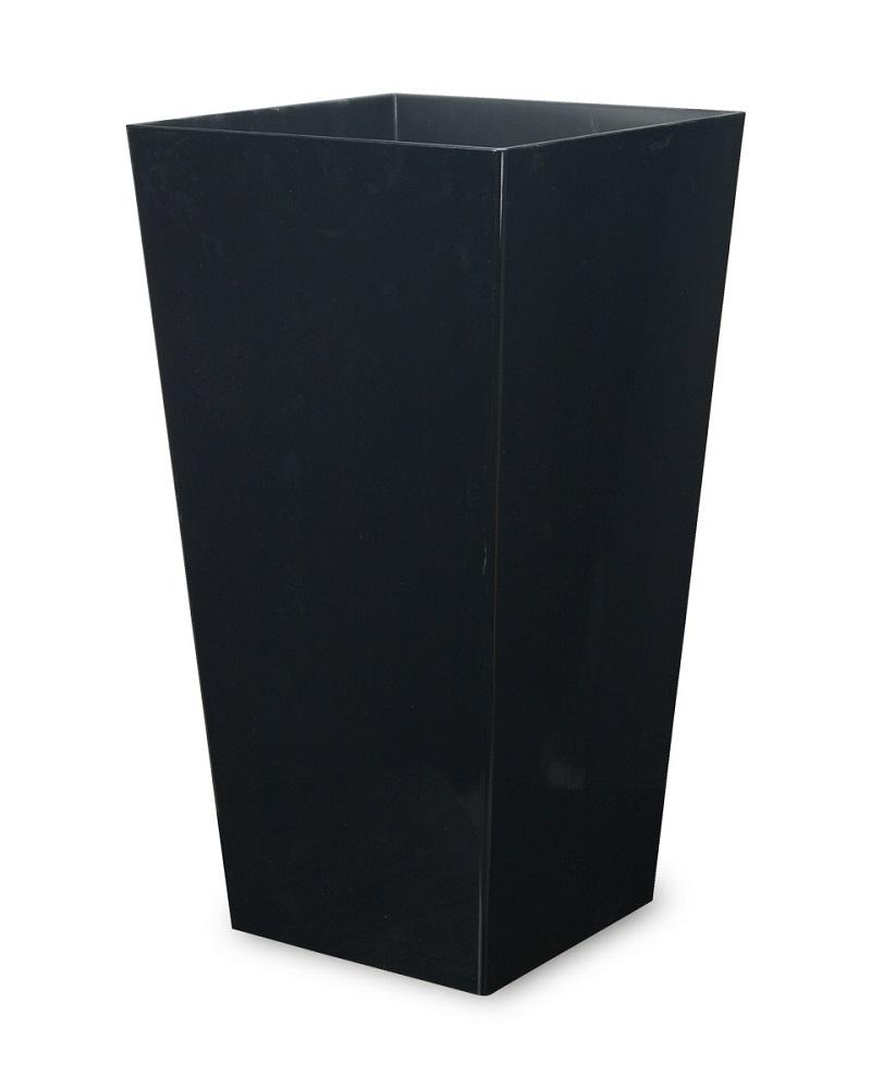 蒔絵調 ダストボックス L角 9.5L 金雲ブラック タツクラフト 【Tk151】