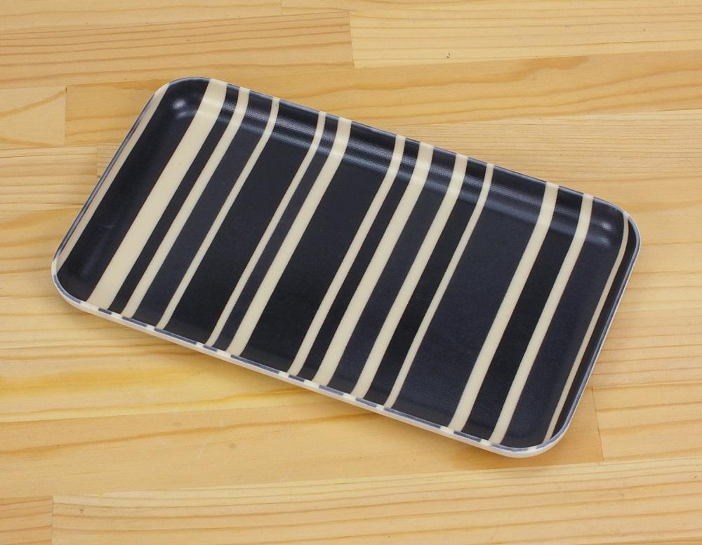 SRカスタートレー 21.5cm トリノストライプ 2枚組　タツクラフト