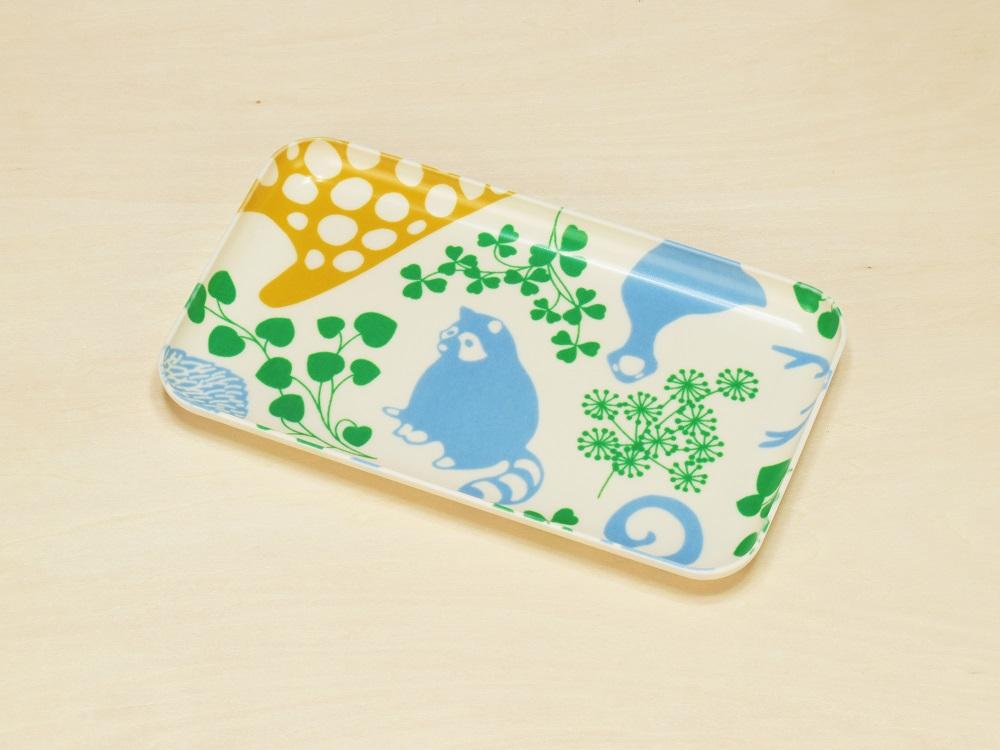 SRカスタートレー 21.5cm どうぶつ 2枚組　タツクラフト