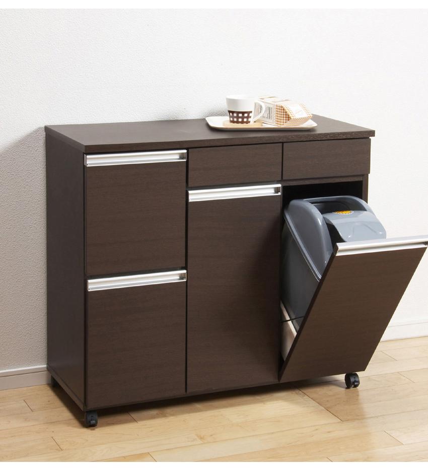 ダイニングダストボックス4D ブラウン SB23715