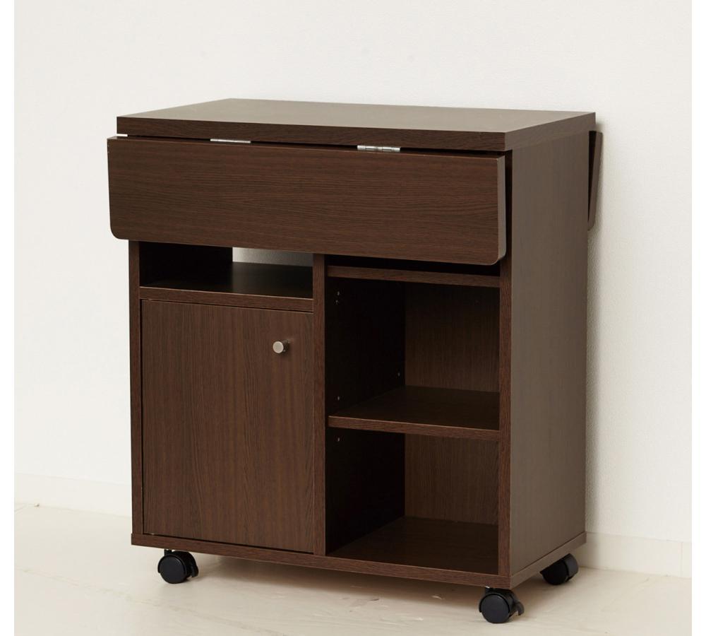 バタ式キッチンワゴン60 ブラウン AKU101177802