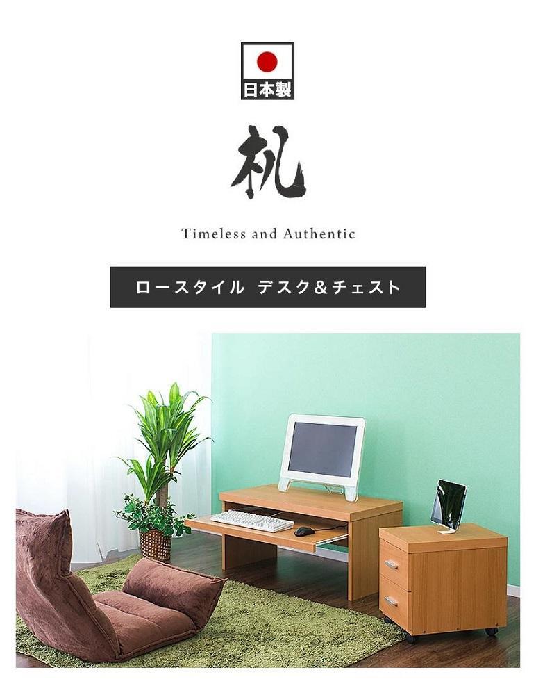 パソコンデスク（フロアタイプ） 鏡面ホワイト AKS100962004