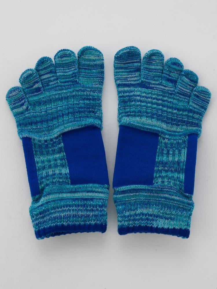 knitido+ブランド 5本指ソックス2足セットB(25~27cm)