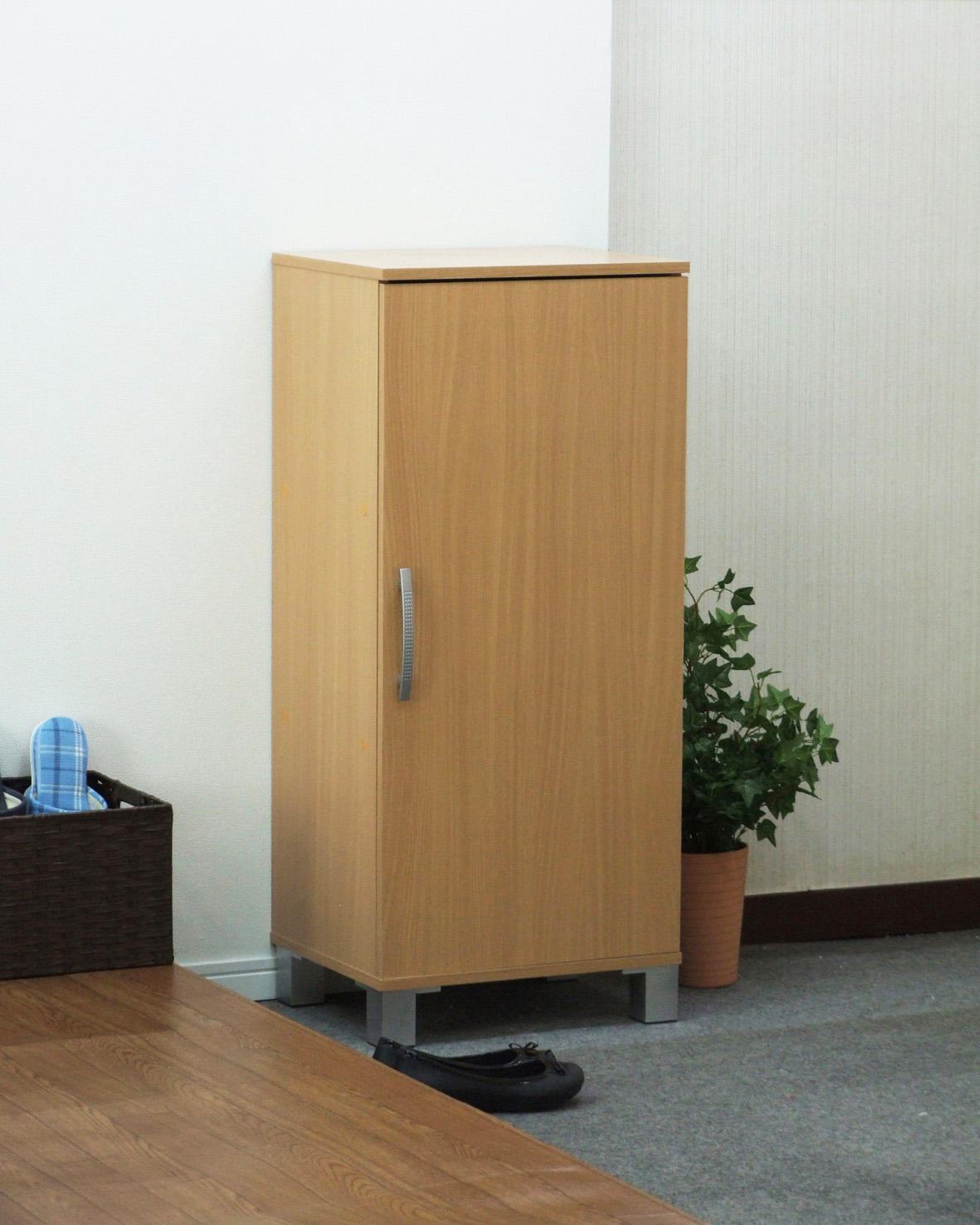 ワンドアシューズボックス ナチュラル W45