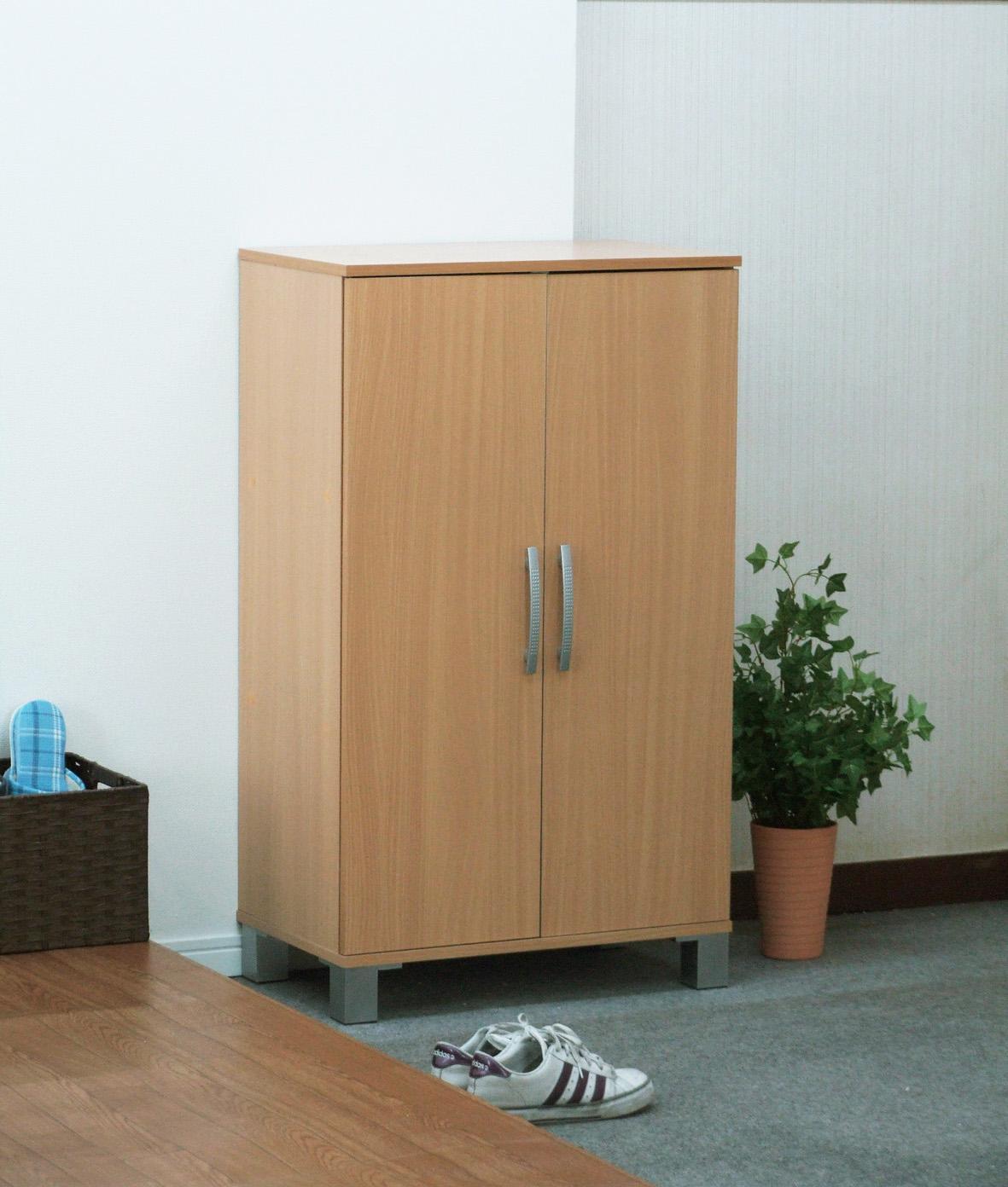 ツードアシューズボックス ナチュラル W60