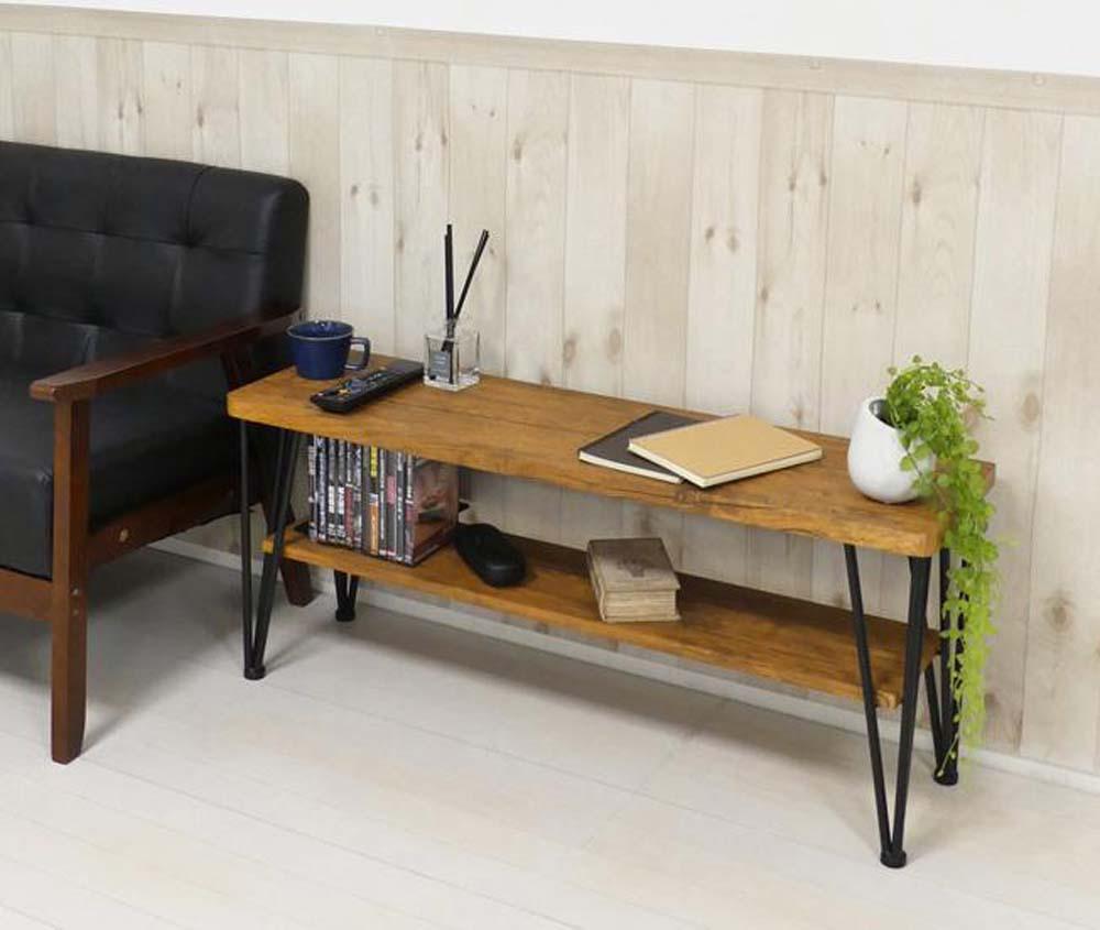 アートテレビ台 W105 ヴィンテージブラウン 家具 収納