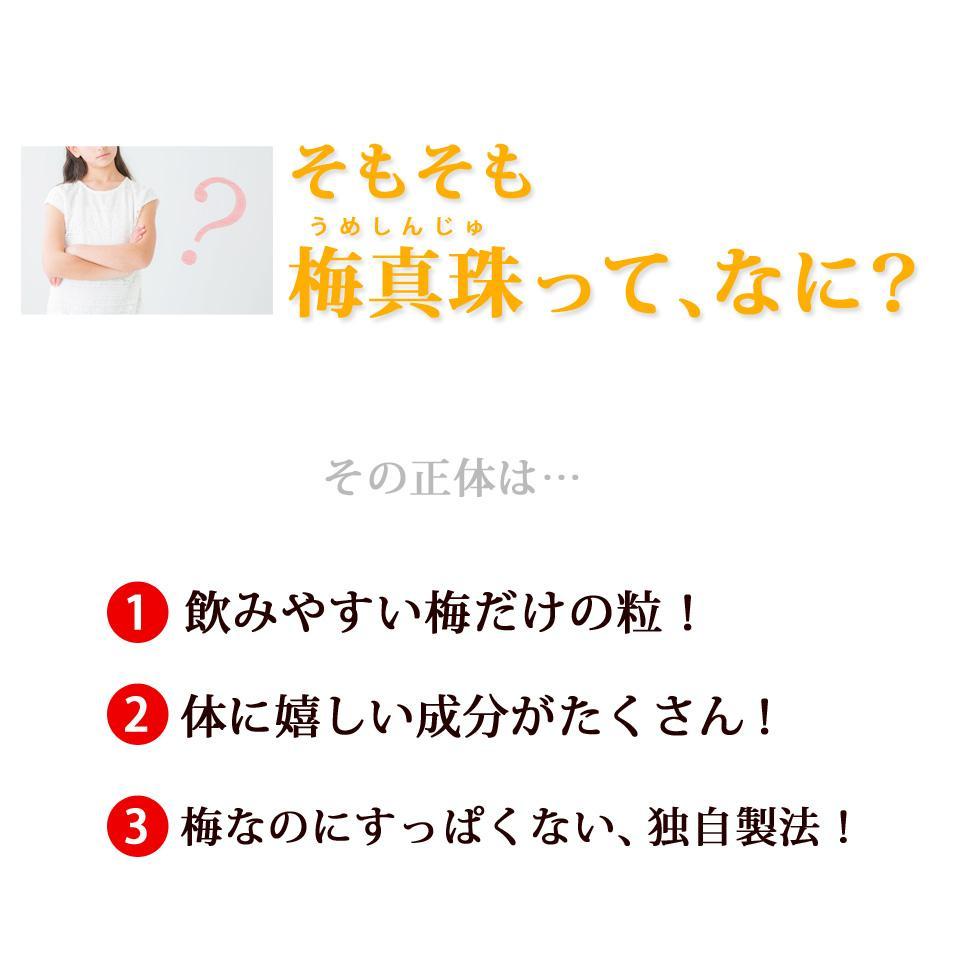 梅100%の粒  梅真珠 155粒【元気ノ国】