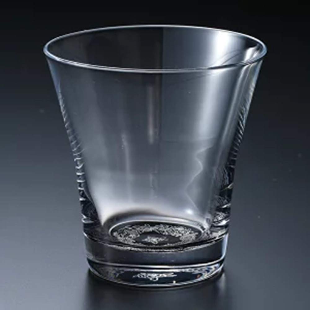 みよし漆器本舗 紀州塗り ぬりもん de Verre フリーグラス 銀 蒔絵 ボタニカル 210ml