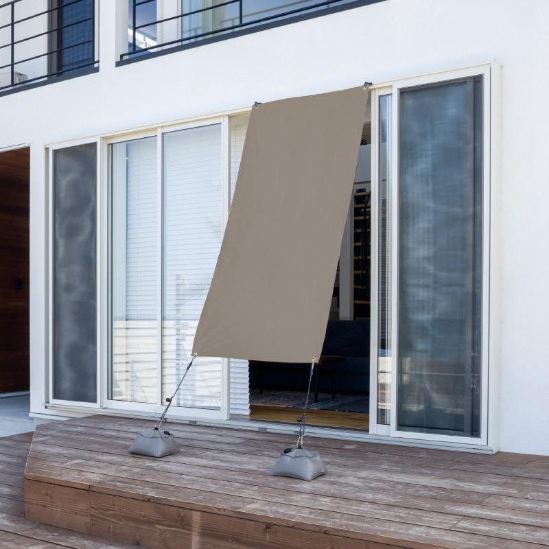 58410900 雨よけシェード W カーキ 0.9×2m