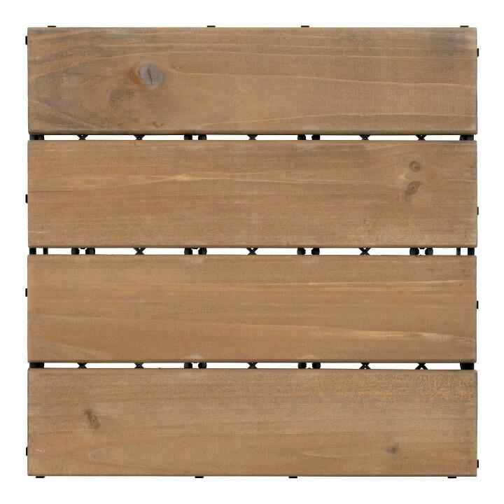 39160800 敷くだけデッキ 天然木 9枚組