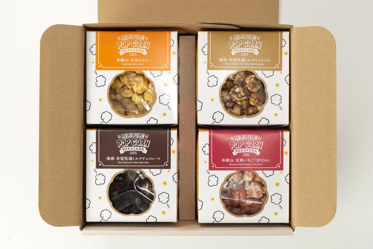 ポップコーン 4種 ギフト セット