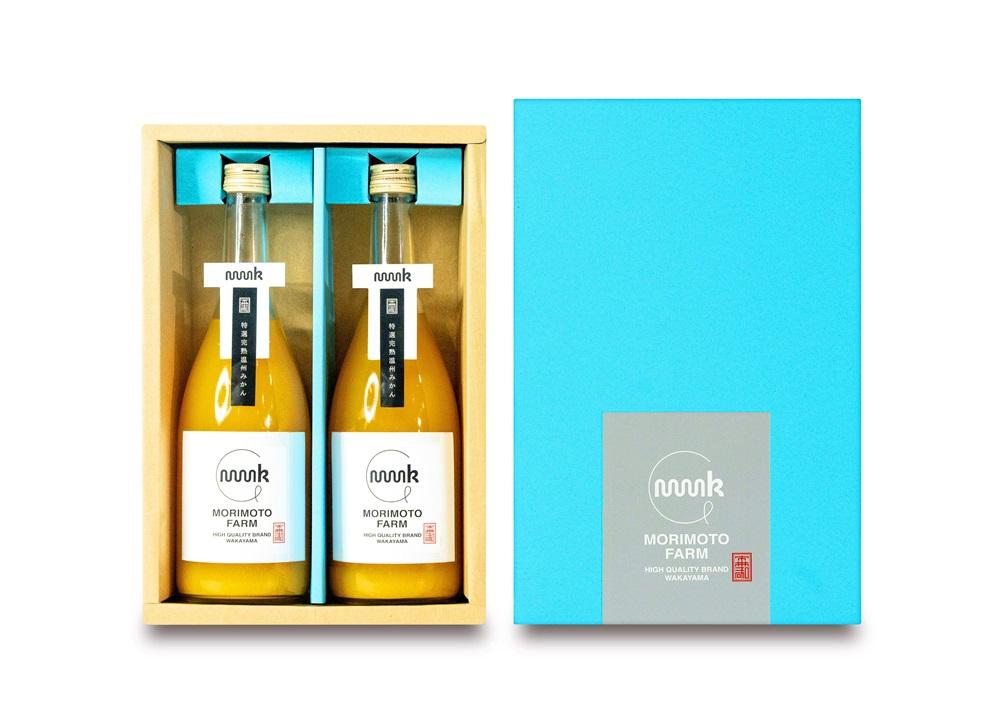 森本農園のみかん100％ジュース 約720ml×2本入 和歌山県産 ギフト【北海道・沖縄・離島配送不可】