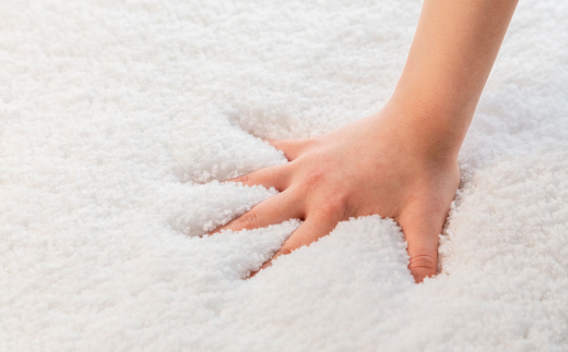 思わず頬ずりしたくなるバスマット プレミアム60x90ｃｍ　ホワイト