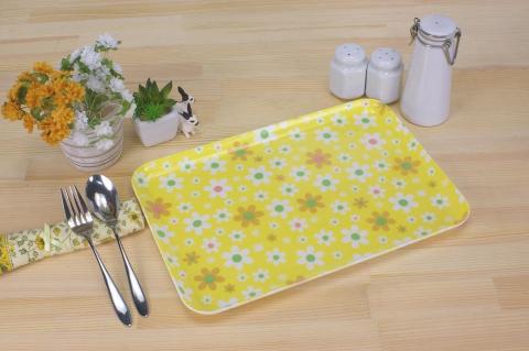 【イエロー 2枚組】タツクラフト ST ランチョン トレー M 33cm マーチ