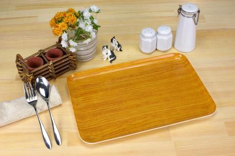 【ナチュラル2枚組】タツクラフト ST ランチョン トレー M 33cm ウッド