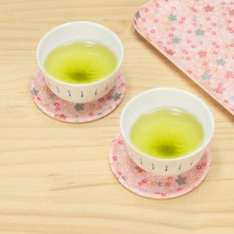 タツクラフト 友禅和紙コースター 5枚セット 小花 吹雪