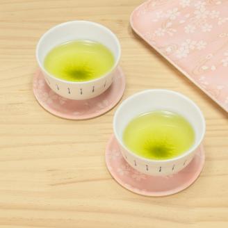 タツクラフト 友禅和紙コースター 5枚セット 桜 流水紋