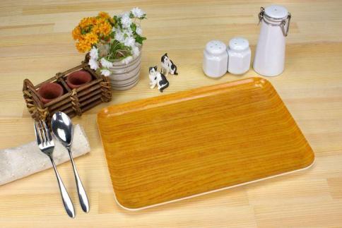 【ナチュラル×オーク2枚組】ST ランチョン トレー M 33cm ウッド　タツクラフト