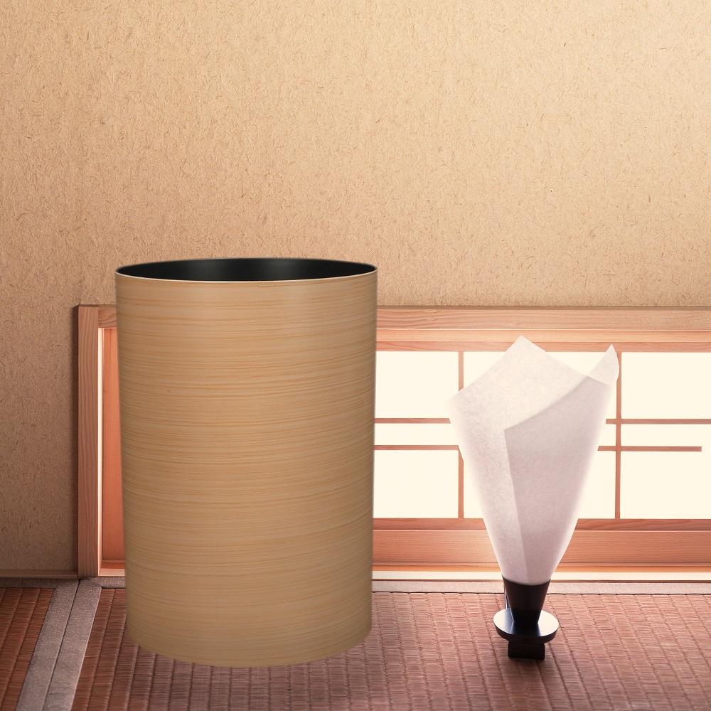 タツクラフト 杢目塗り ダストボックス S ひのき杢 3.4L 2個組