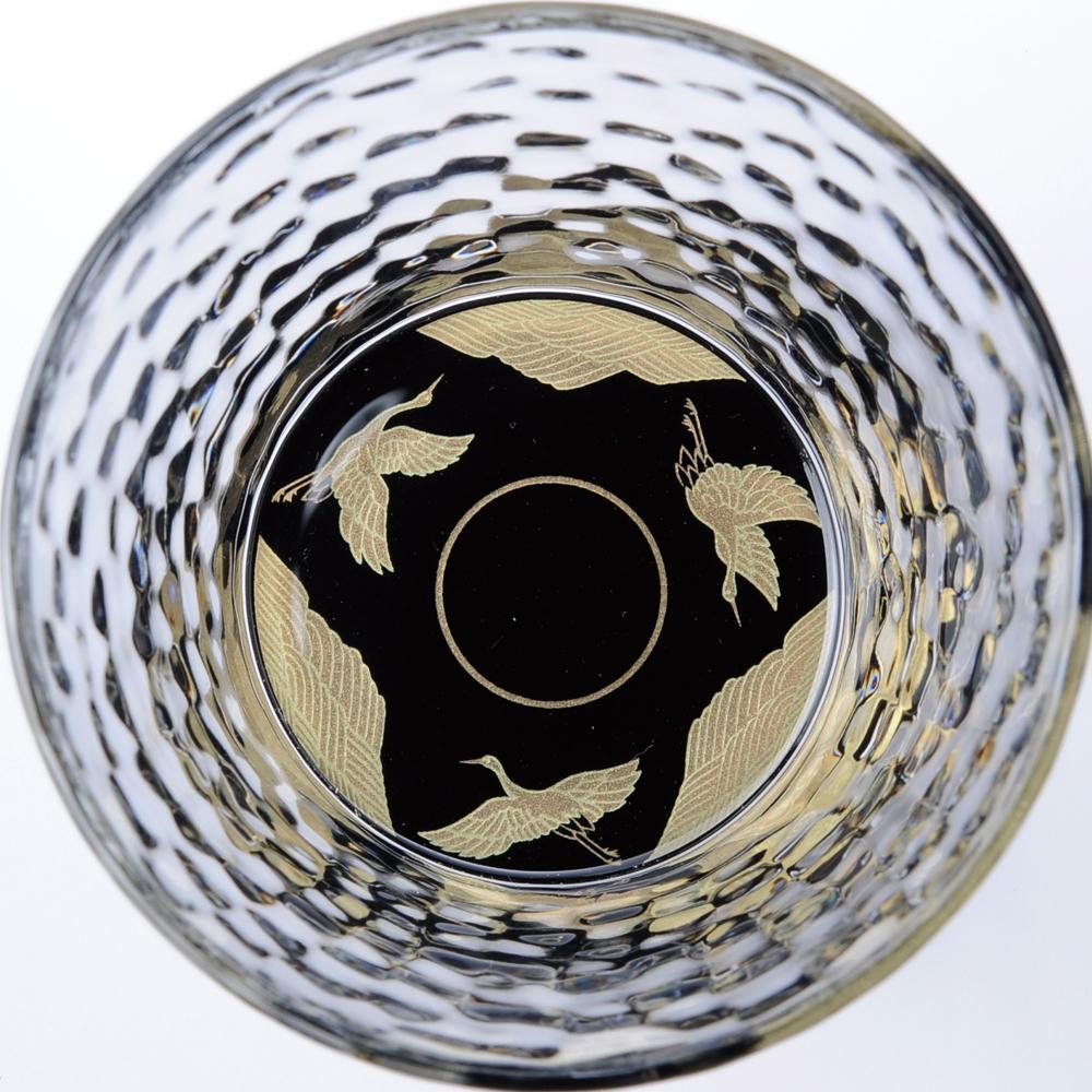 ぬりもん de Verre フリーグラス 万葉鶴 ペア