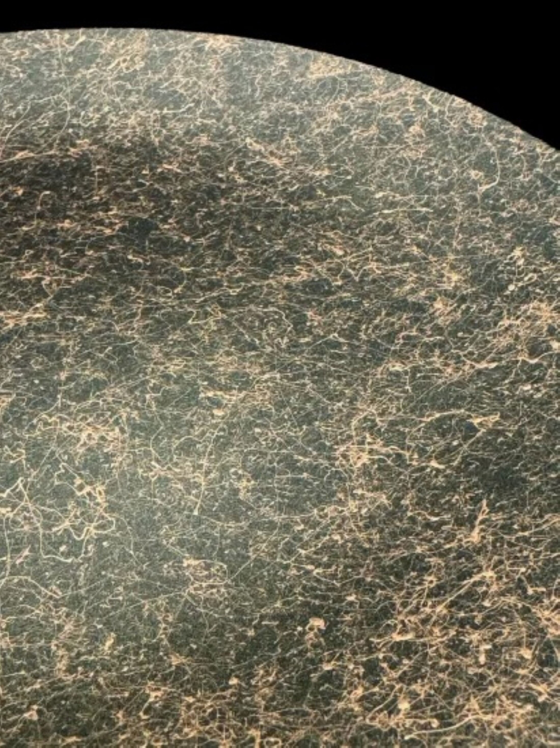 フラットプレート(D) 乱糸(マット仕上げ)マジョグリーン