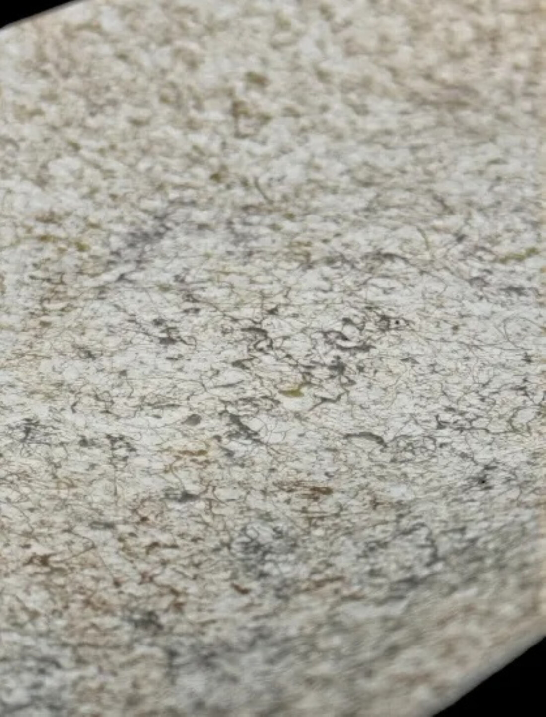 波レクタングルプレート 乱糸(マット仕上げ)純白