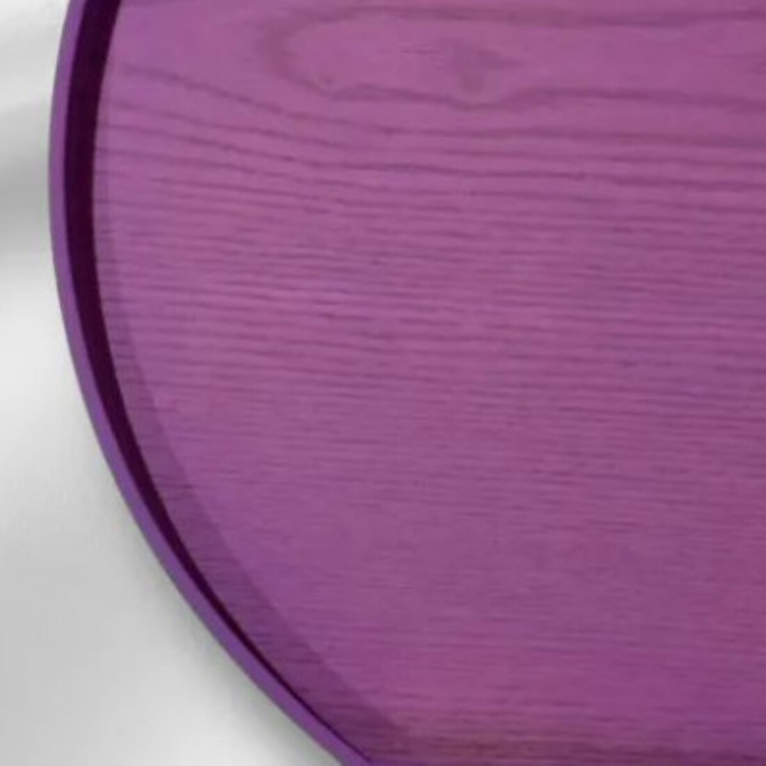 半月トレイ 紫色