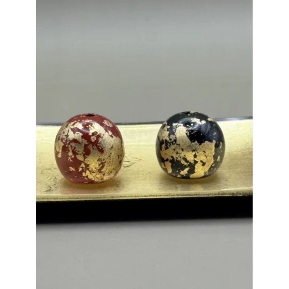 お香立て 漆黒金箔 ［NF255］