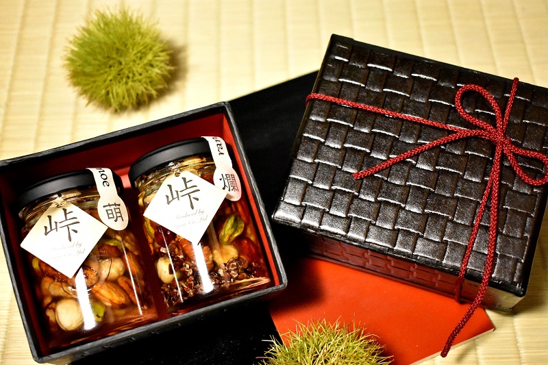 ナッツの蜂蜜漬 峠プレミアム2種セット【萌(MOE)】【爛(RAN】 【SW16】