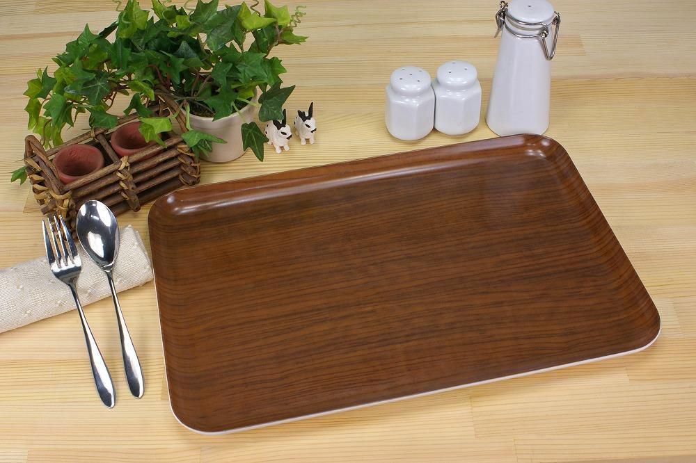 【ナチュラル×オーク 2枚組】ST ランチョントレー Ｌ 39cm ウッド タツクラフト 【Tk119】