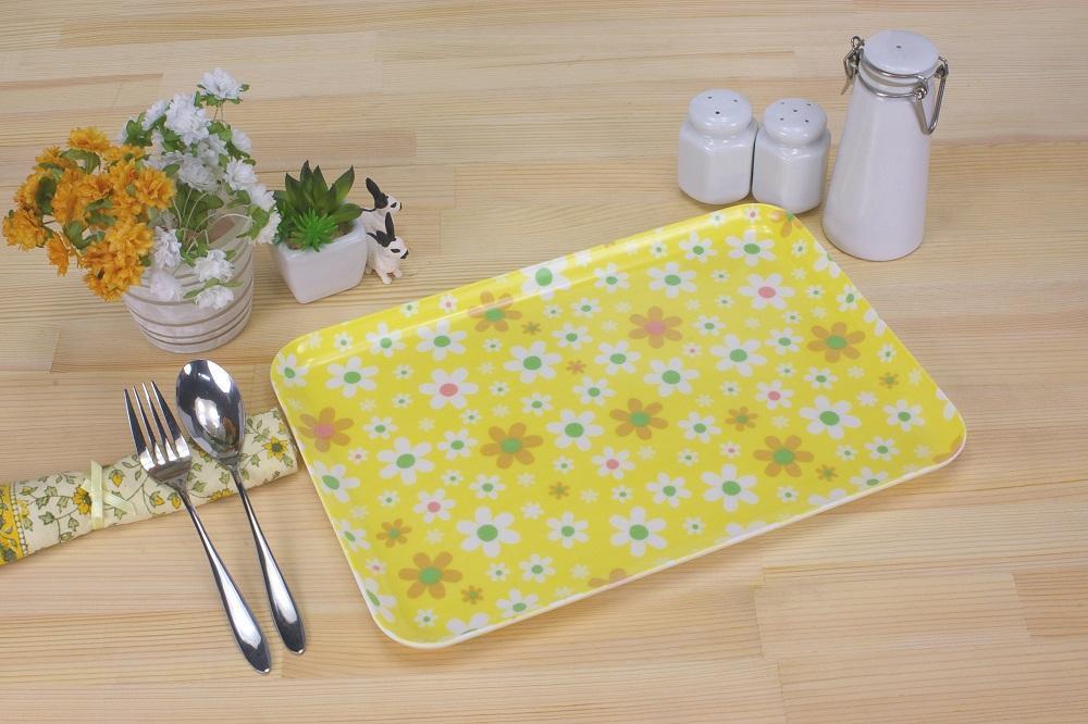 【グリーン×イエロー 2枚組】SRトレー M 33cm マーチ タツクラフト 【Tk197】