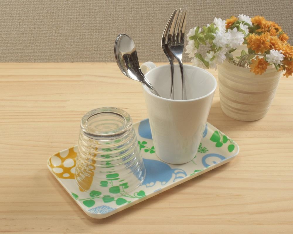 SRカスタートレー 21.5cm どうぶつ 2枚組　タツクラフト