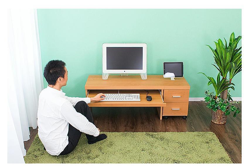 フロア用ワゴン 鏡面ホワイト AKS100962104