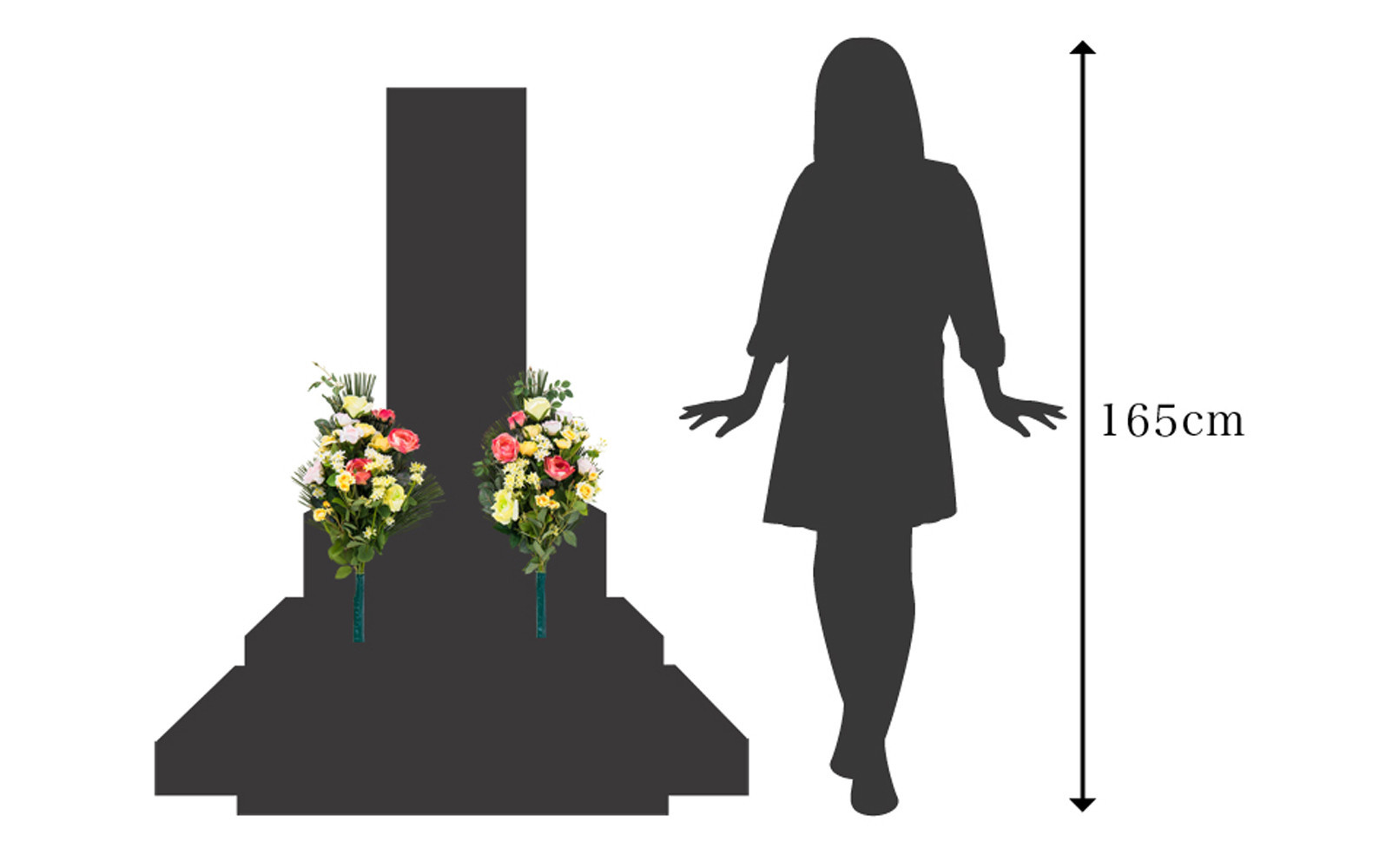 ［通年］仏花墓用デラックス 2束セット SNG102269111